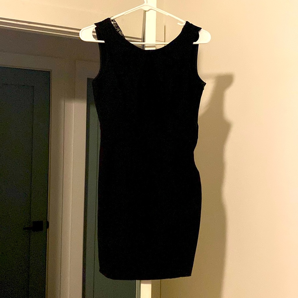 Emerald Sundae women’s black bodycon dress